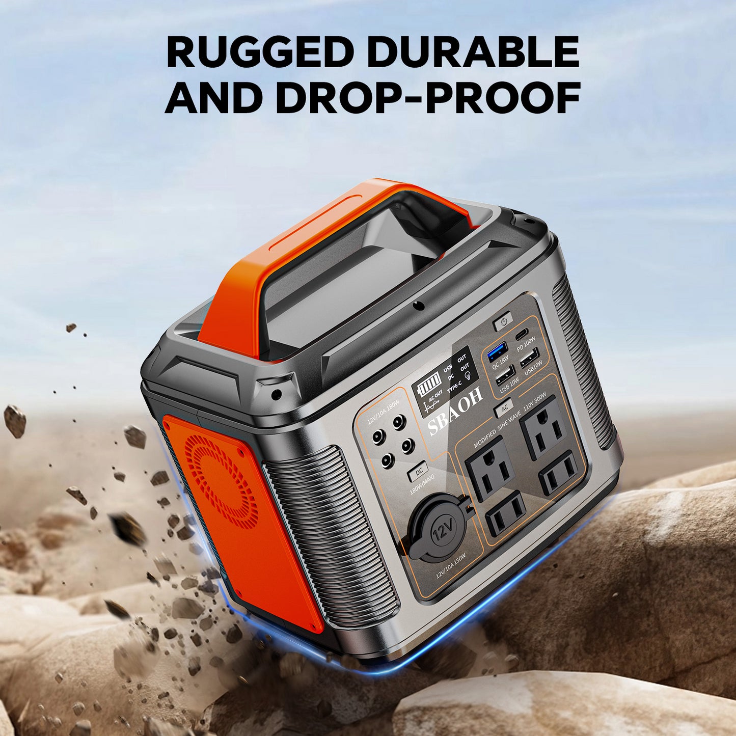 Portable Power Station - for camping, blackouts & home