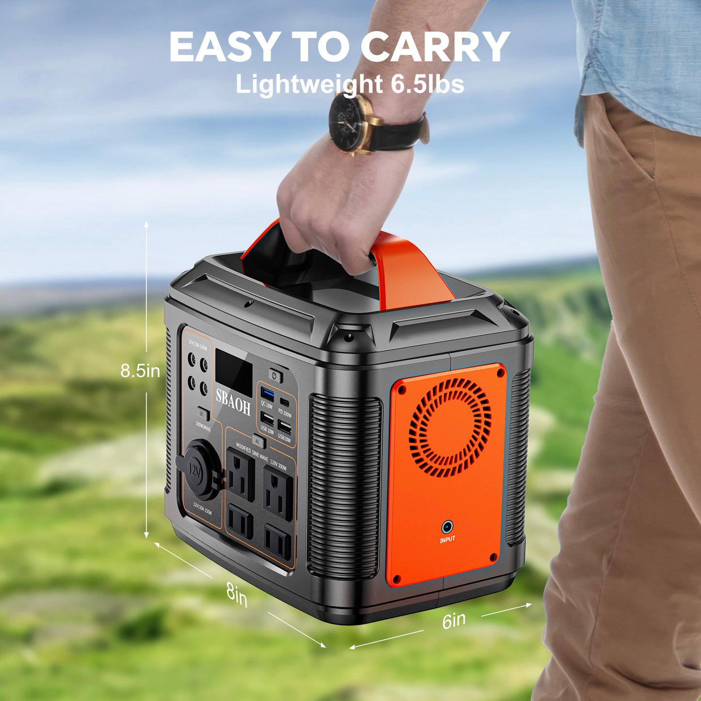 Portable Power Station - for camping, blackouts & home